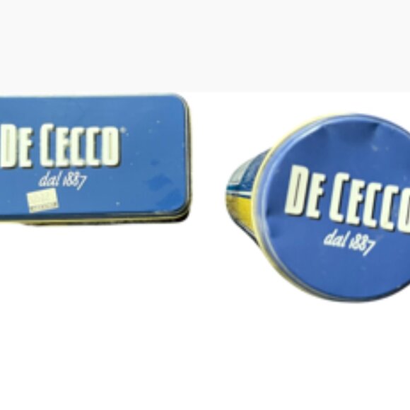 Vintage DE CECCO Pasta Tins - Picture 4 of 8